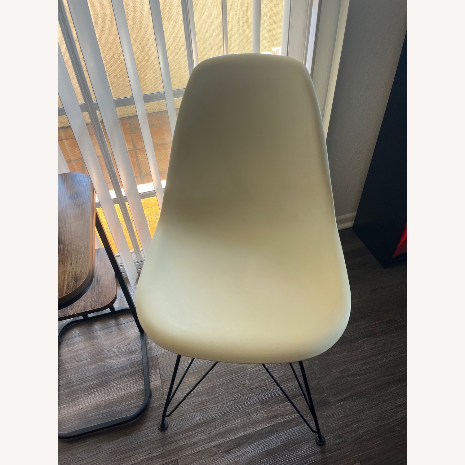 Cream Eames Style Dining Chairs - image-3