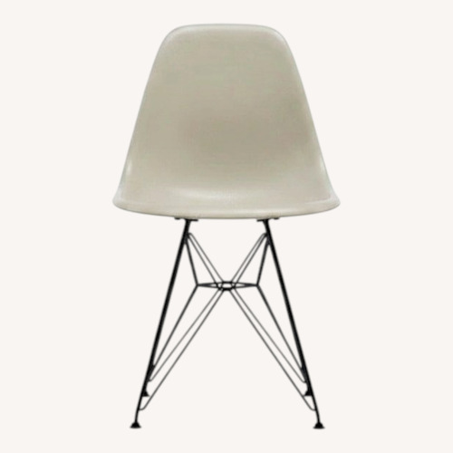 Used Cream Eames Style Dining Chairs for sale on AptDeco