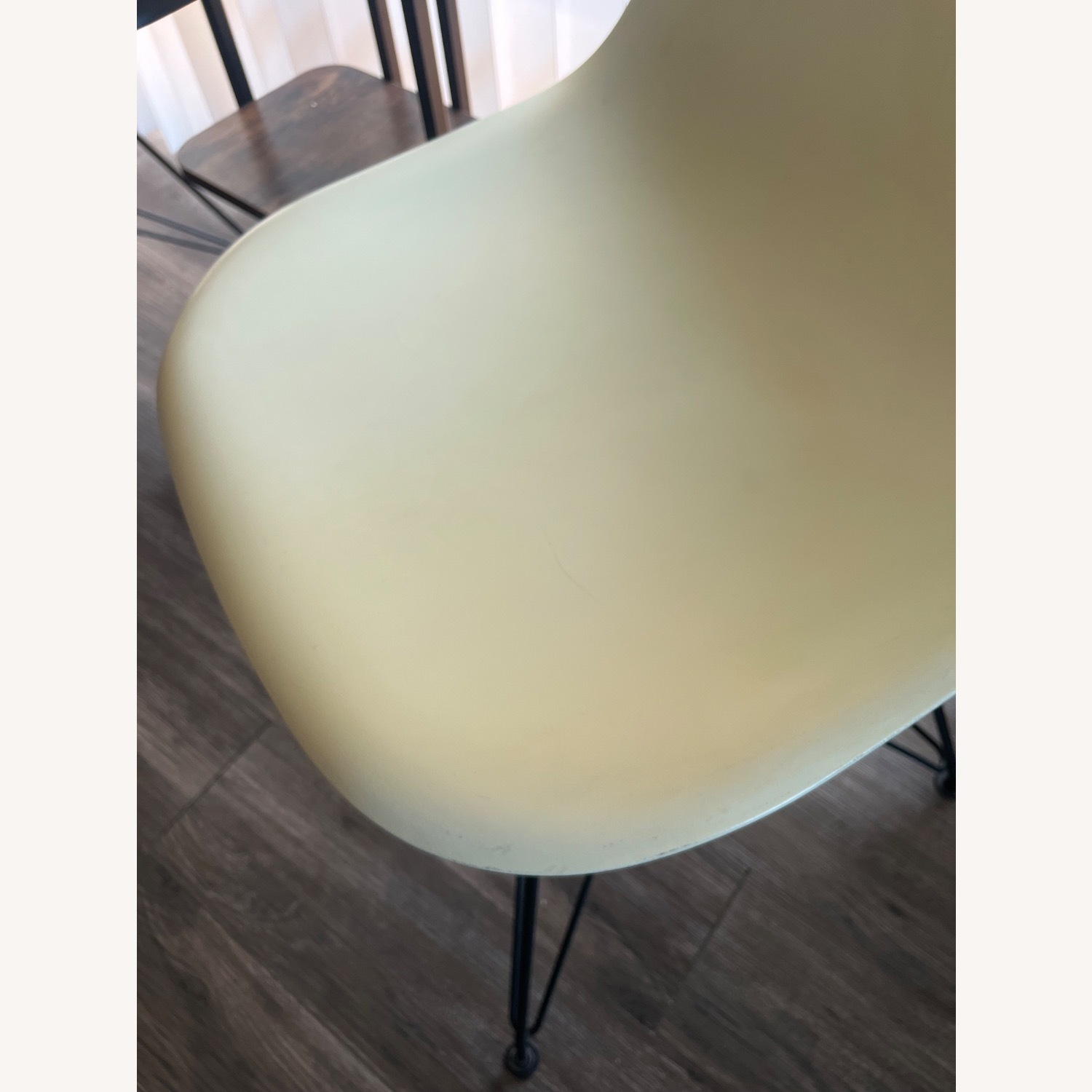 Cream Eames Style Dining Chairs - image-5