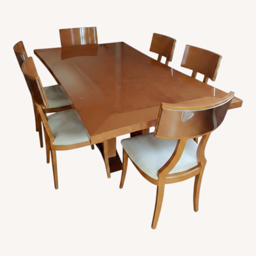 Used Excelsior Milano Ceriana Wood Dining Set  for sale on AptDeco
