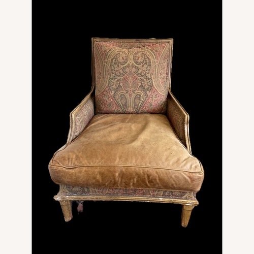 Used Vintage/Antique Finds Light Brown Wood Armchair for sale on AptDeco
