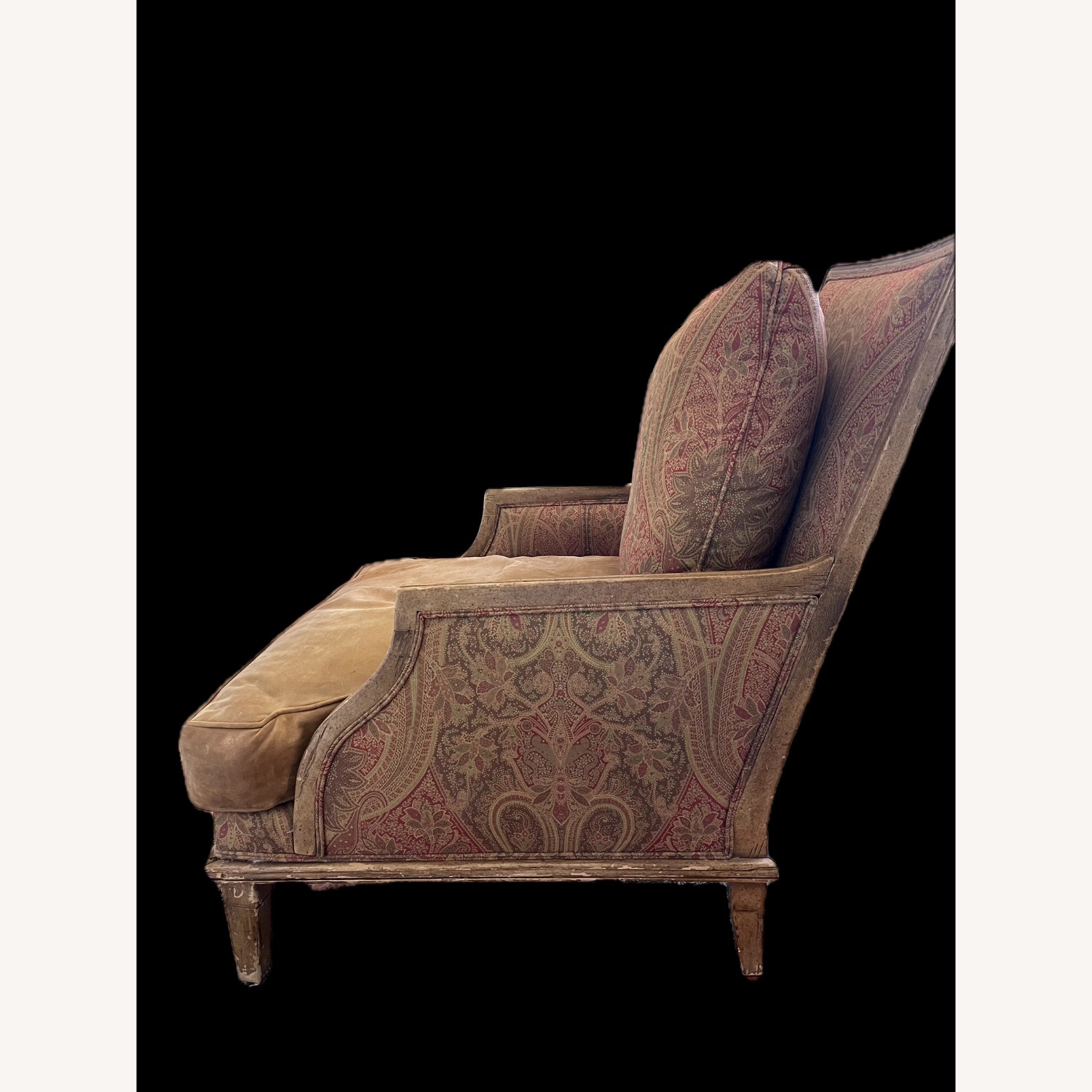 Vintage/Antique Finds Light Brown Wood Armchair - image-2
