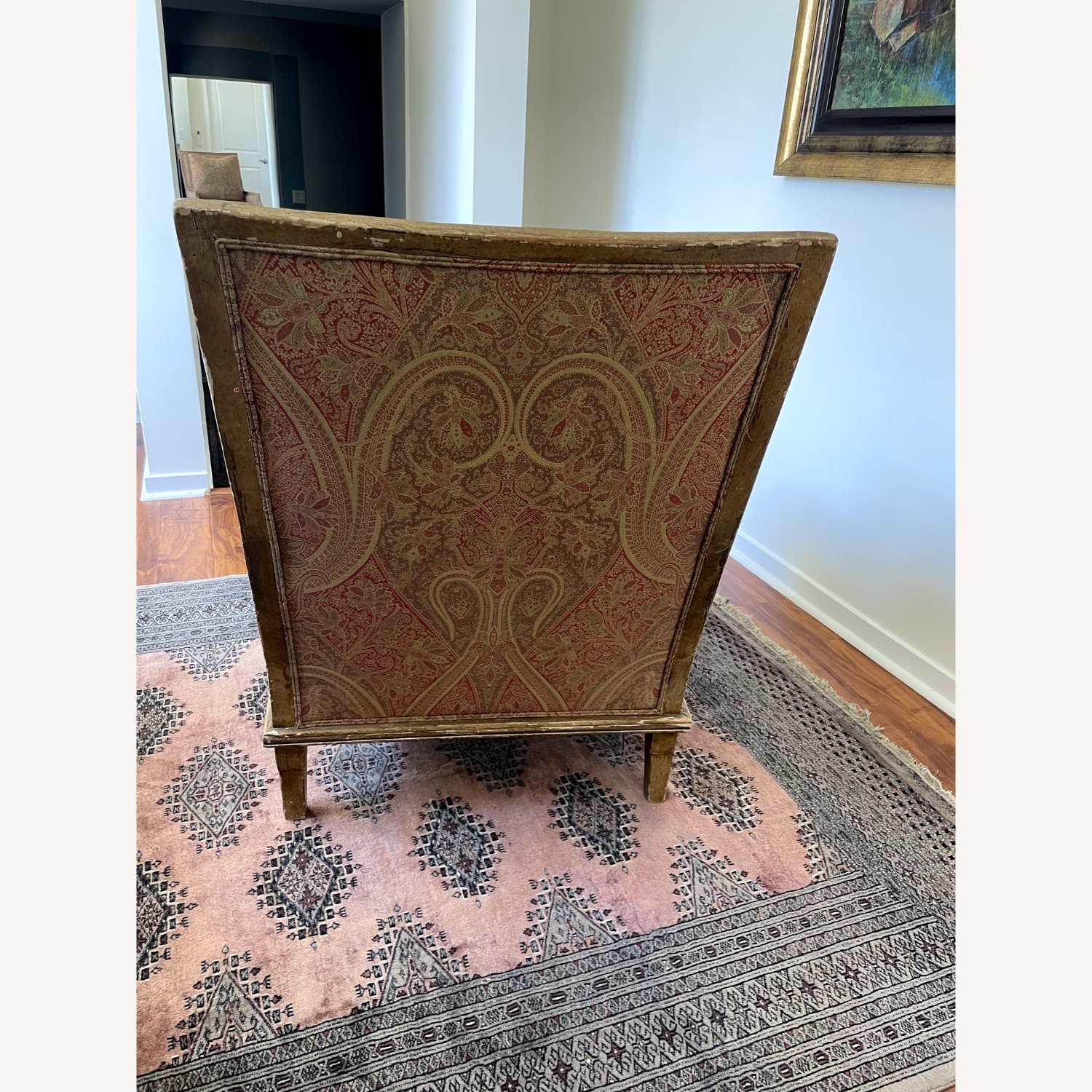 Vintage/Antique Finds Light Brown Wood Armchair - image-5