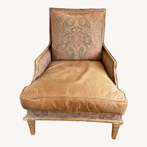 Used Vintage/Antique Finds Light Brown Wood Armchair for sale on AptDeco