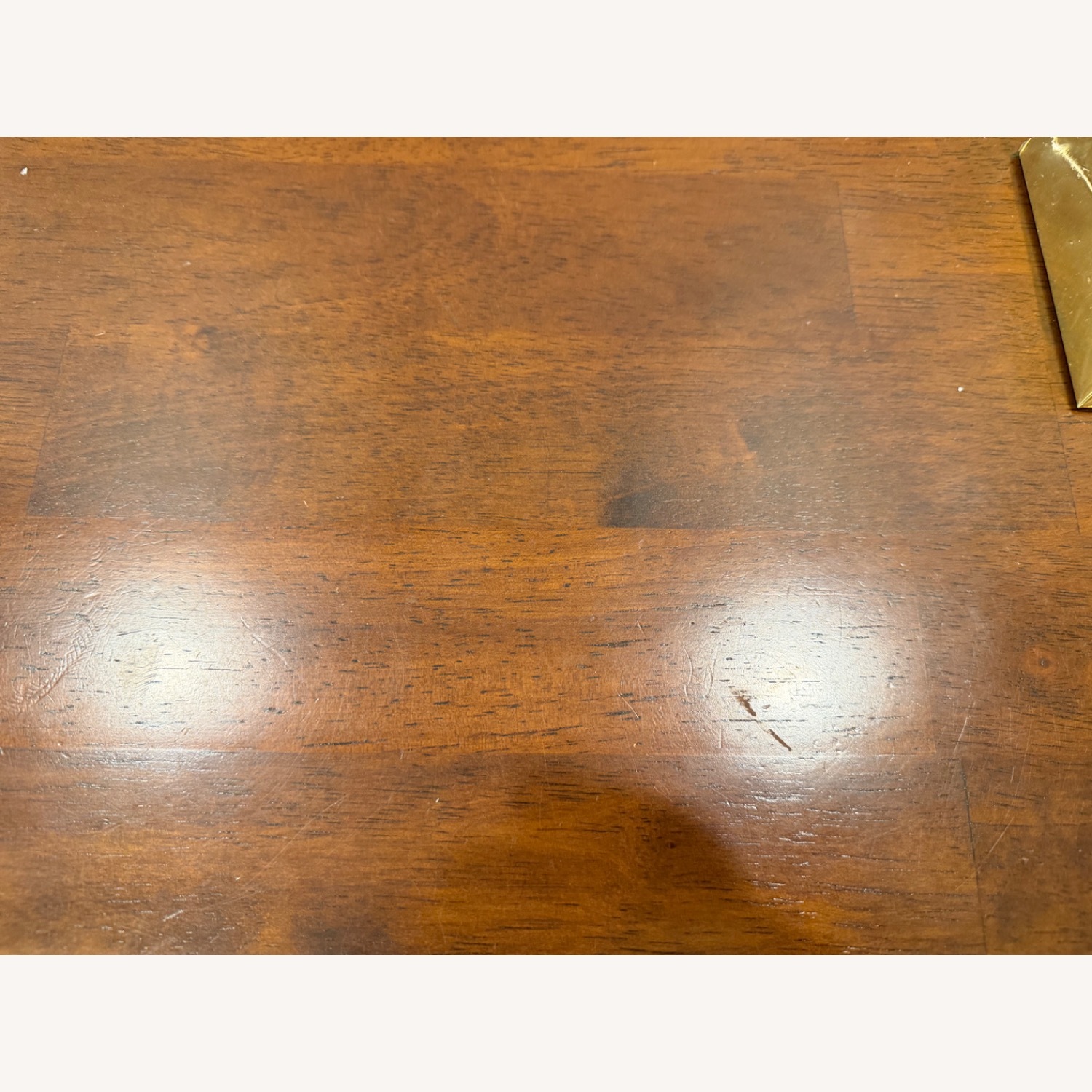  Gothic Cabinet Craft Dark Brown Wood Desk - image-2