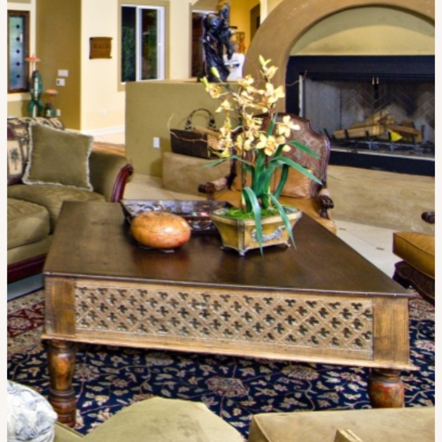 Rustic Coffee Table Made in India - image-2