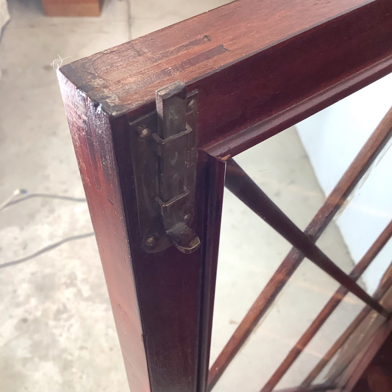 Edwardian Revival Mahogany Lattice Bookcase - image-16