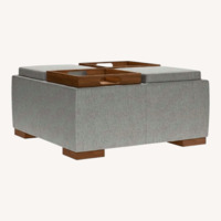American Leather Marin Ottoman Cocktail Table 