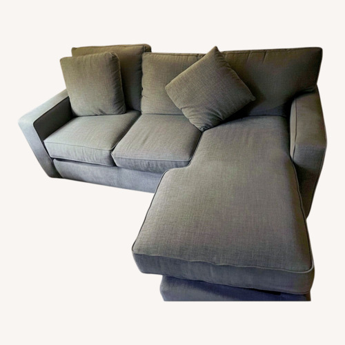 Used Ashley Furniture Light Gray 2 Piece Sectional for sale on AptDeco