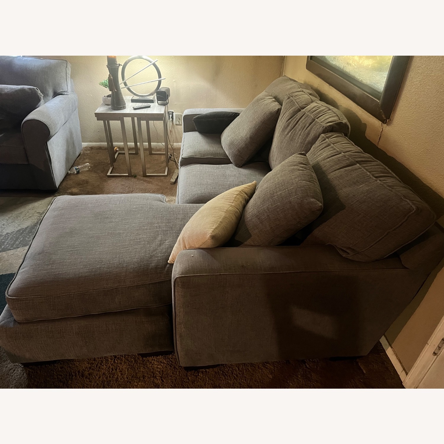 Ashley Furniture Light Gray 2 Piece Sectional - image-5