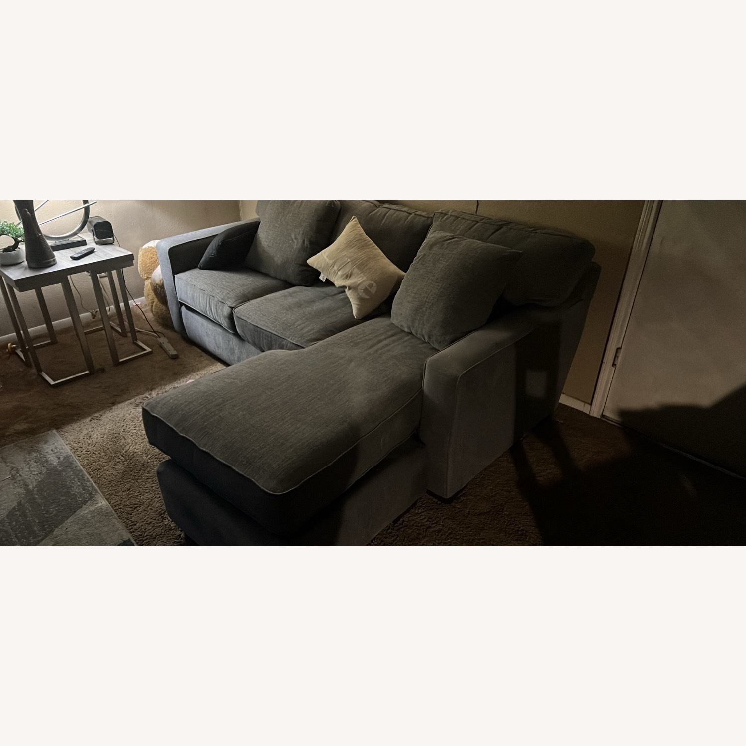 Ashley Furniture Light Gray 2 Piece Sectional - image-2