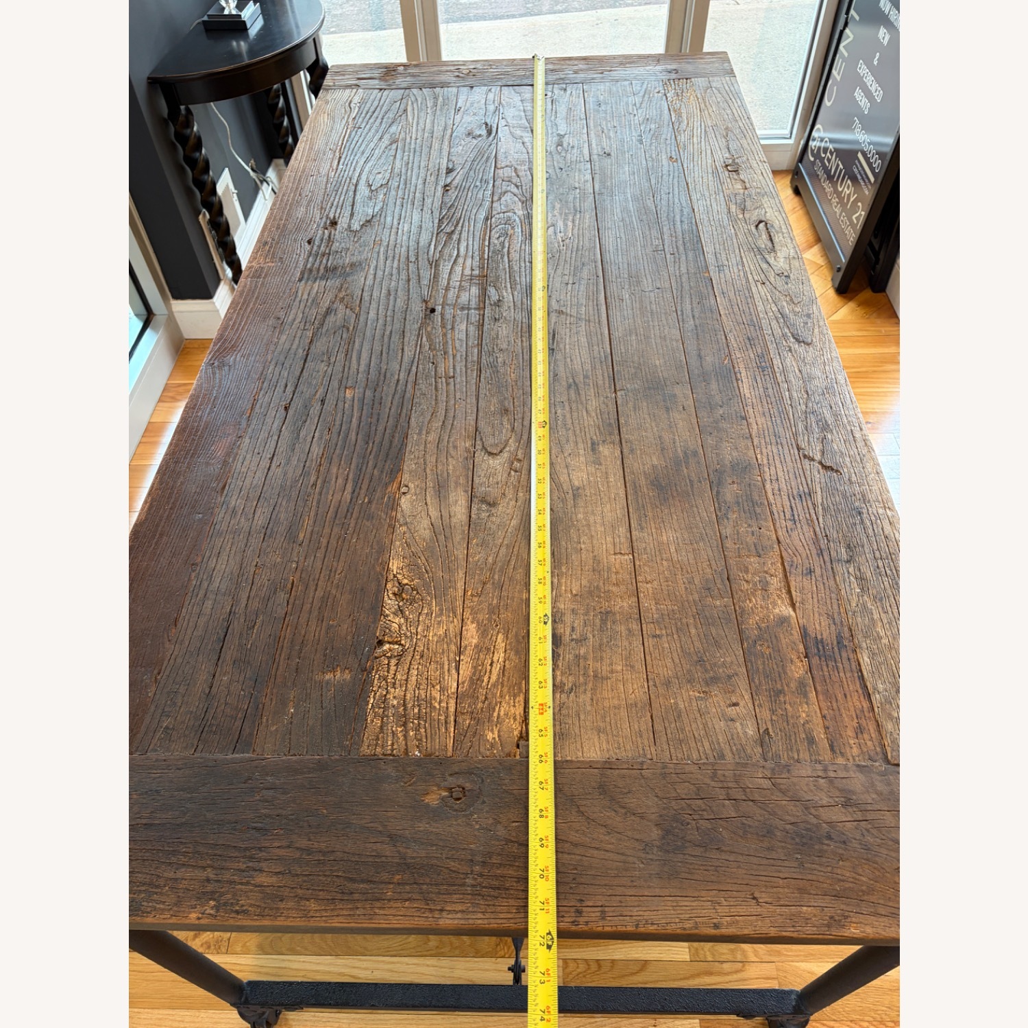 Restoration Hardware Flatiron Dining Table - image-6