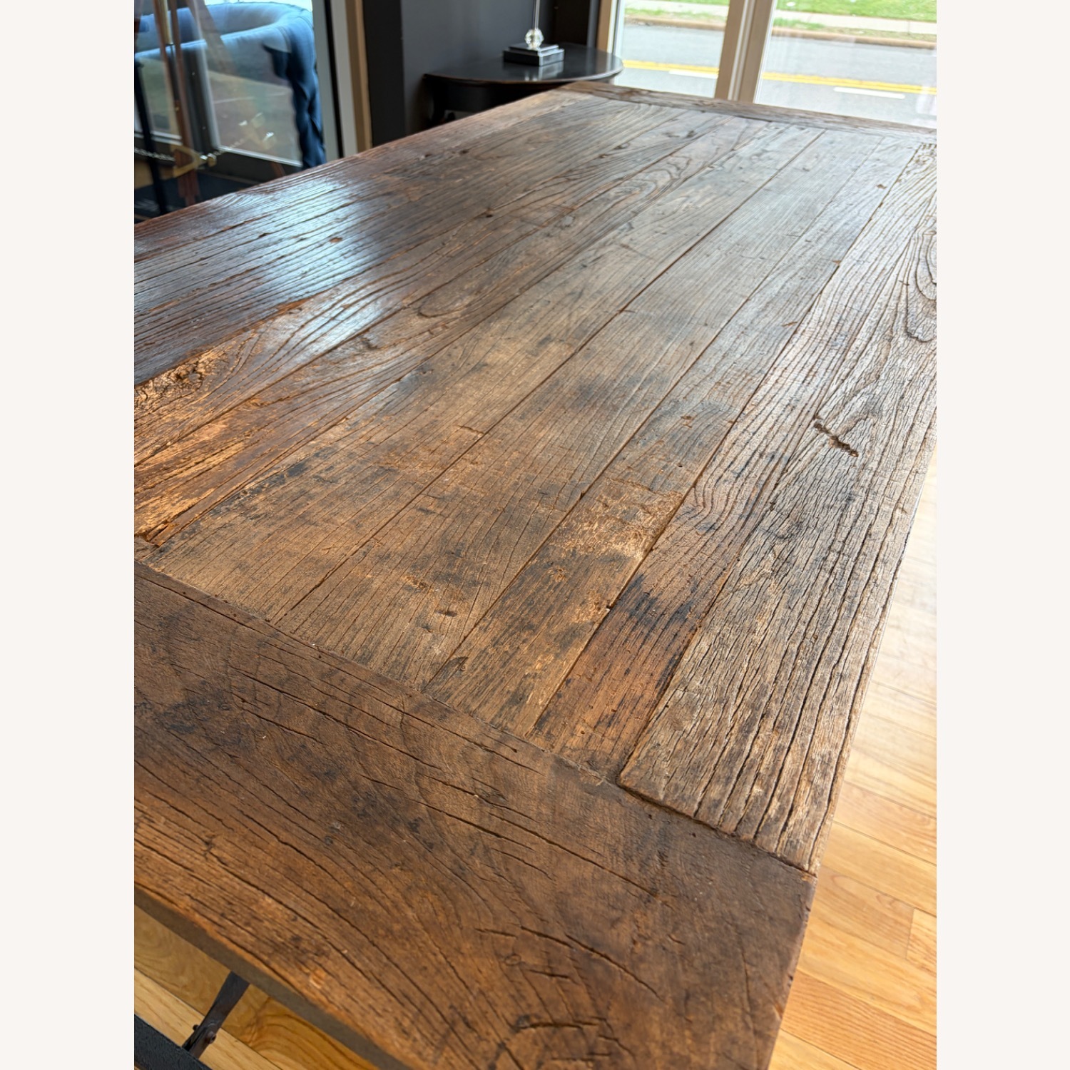 Restoration Hardware Flatiron Dining Table - image-4
