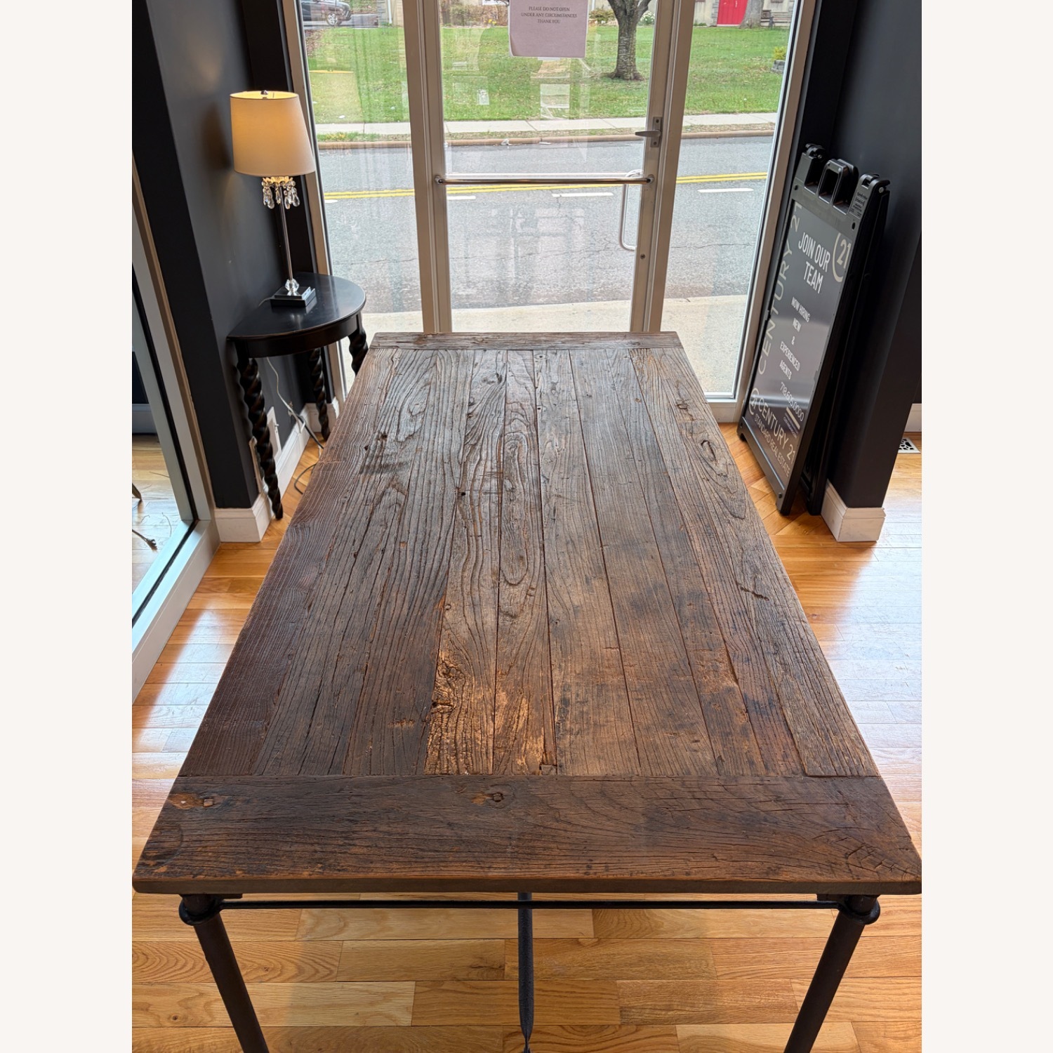 Restoration Hardware Flatiron Dining Table - image-3
