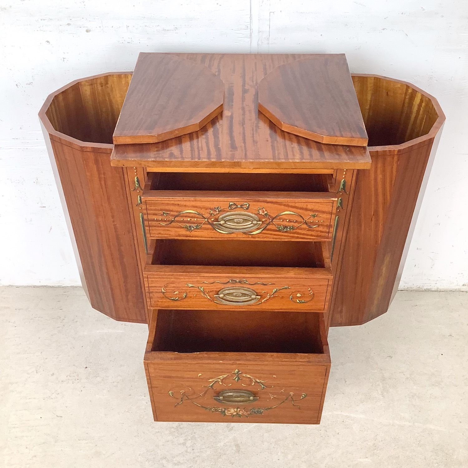 Antique Martha Washington Sewing Cabinet - image-14