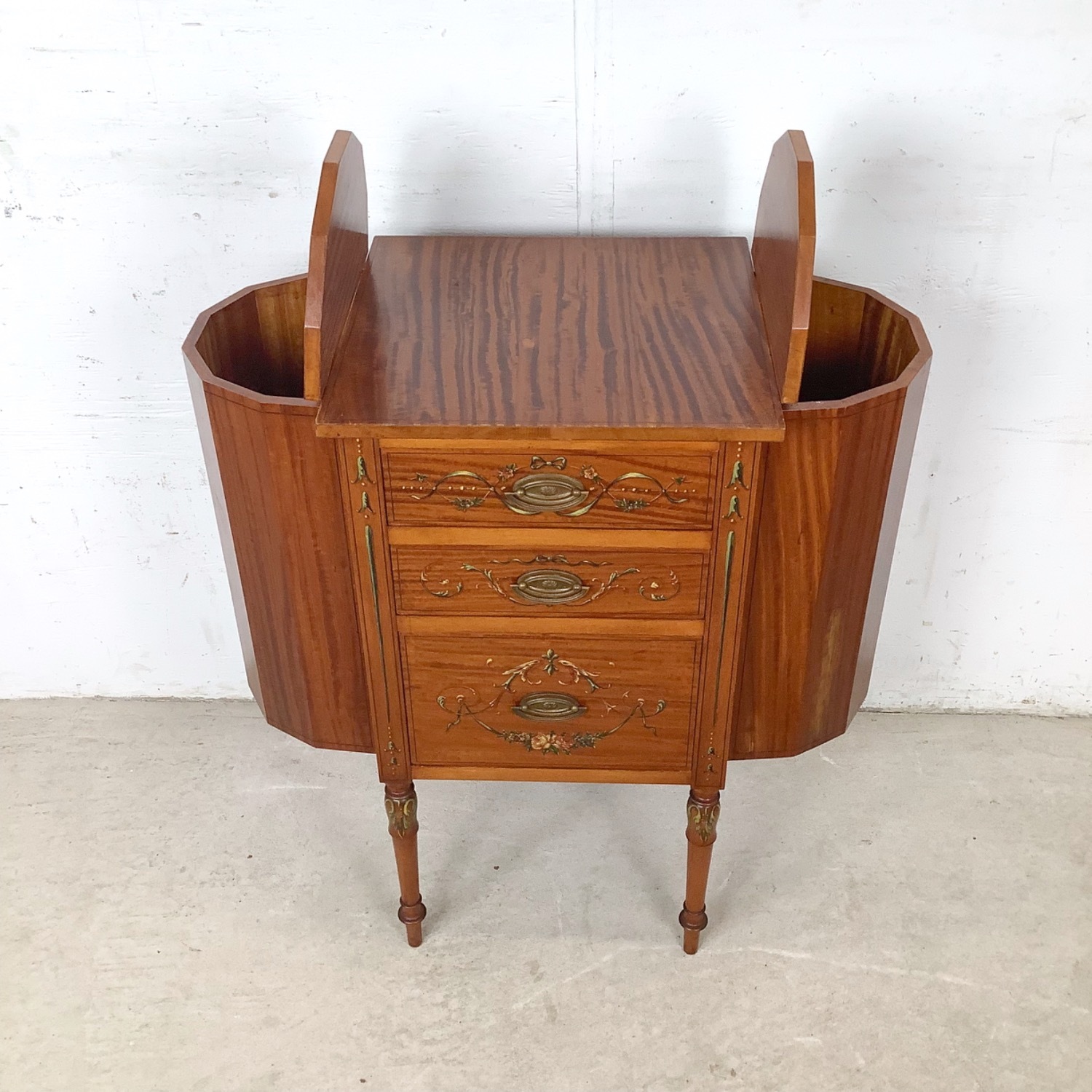 Antique Martha Washington Sewing Cabinet - image-17