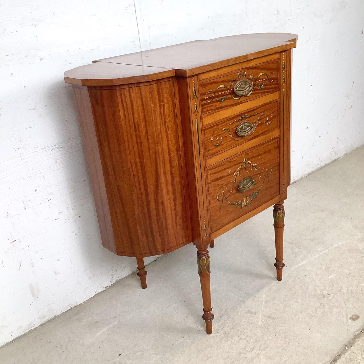 Antique Martha Washington Sewing Cabinet - image-4