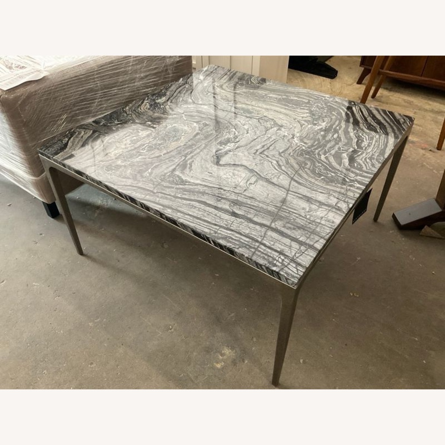  Bernhardt Strata Marble Cocktail Table  - image-4