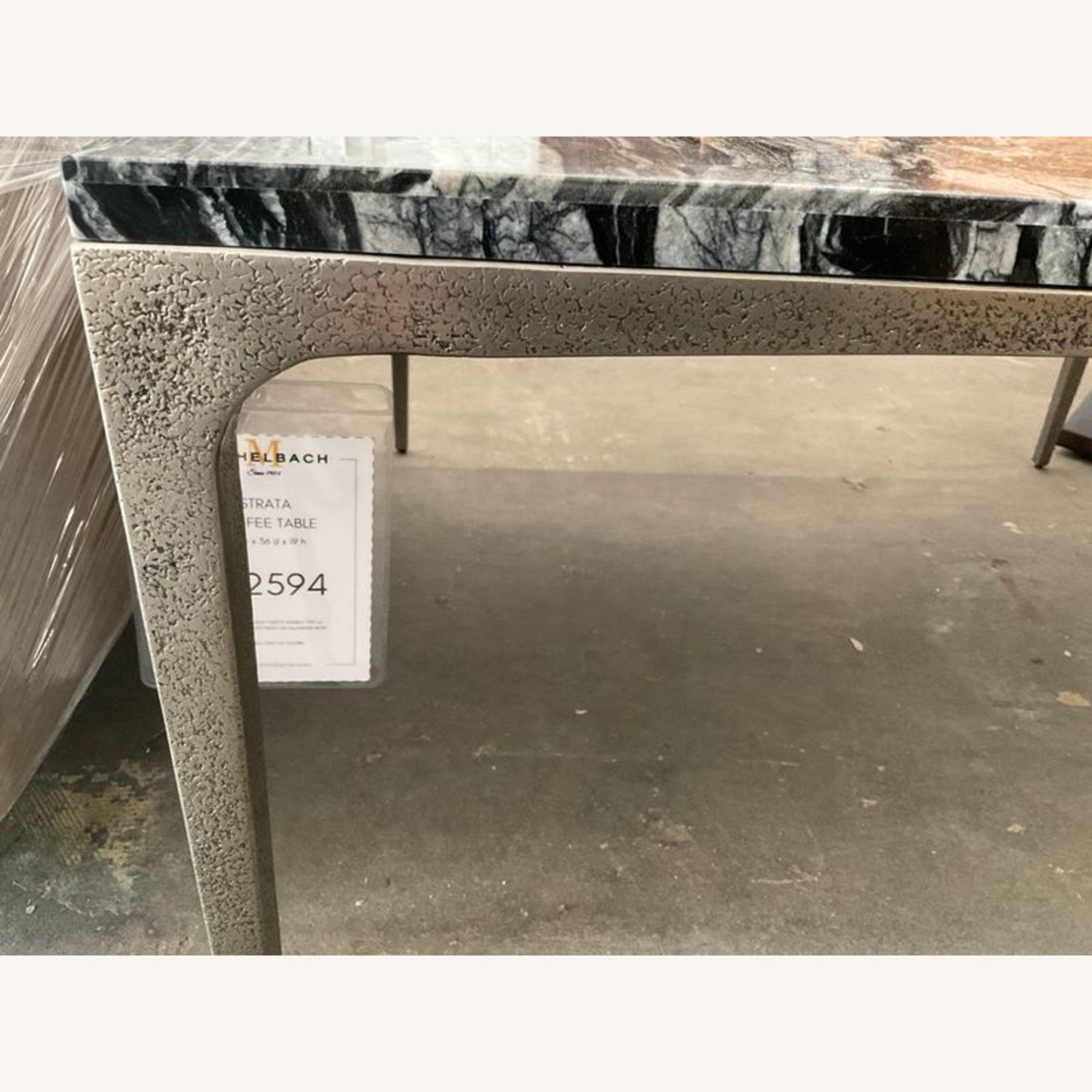  Bernhardt Strata Marble Cocktail Table  - image-3