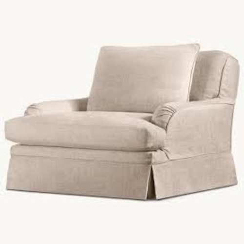 Used Restoration Hardware Natural Fabric Accent Chair for sale on AptDeco