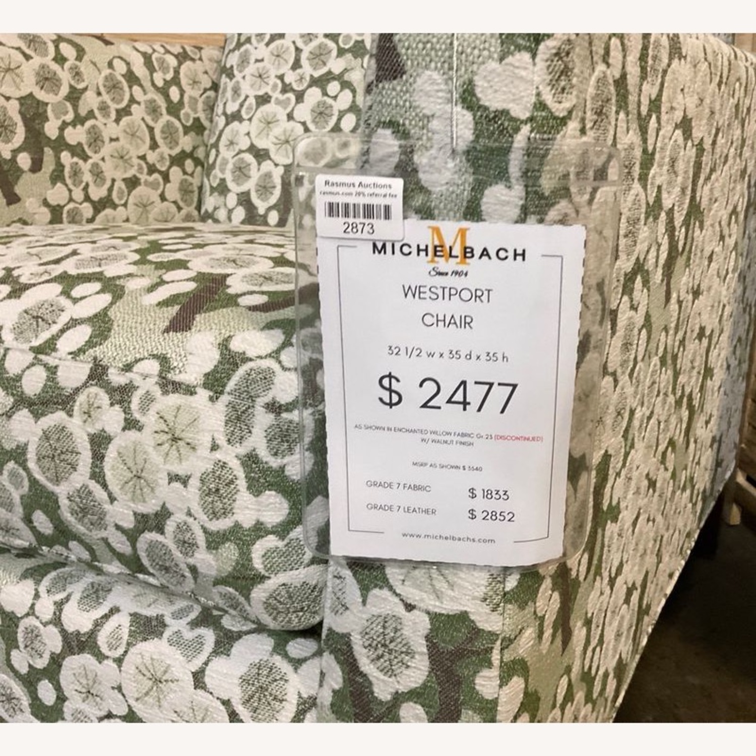 CR Laine Furniture Westport Fabric Armchair - image-2