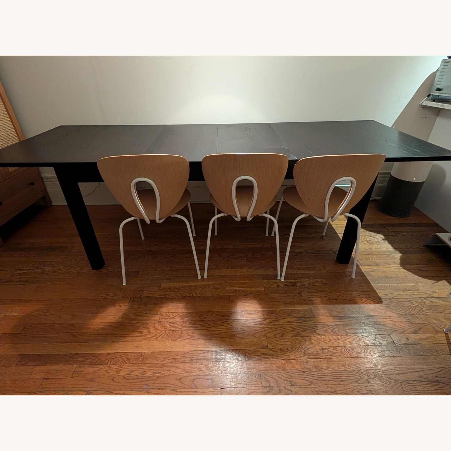 IKEA Extendable Dark Brown Wood Dining Table - image-6