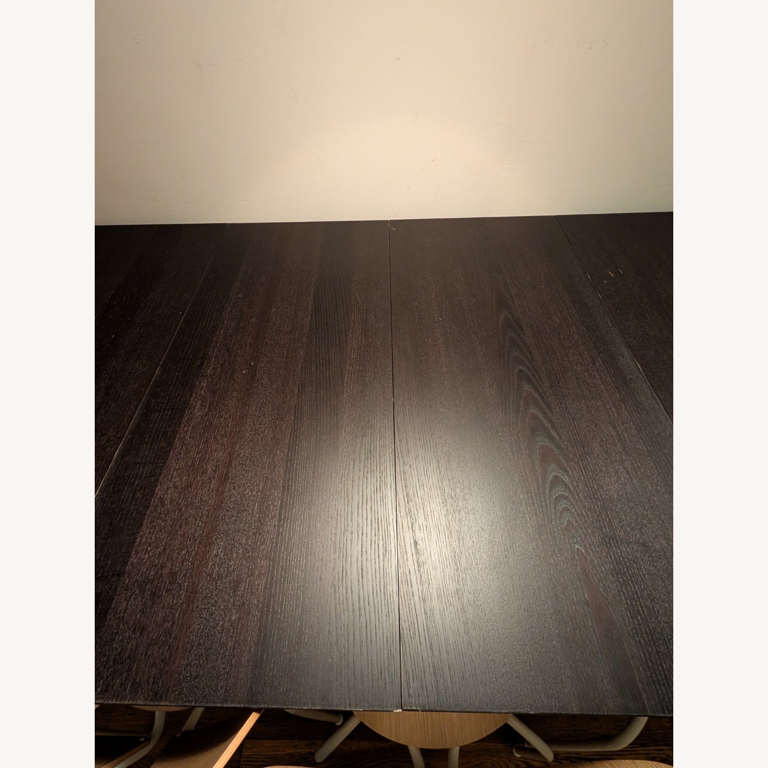 IKEA Extendable Dark Brown Wood Dining Table - image-7