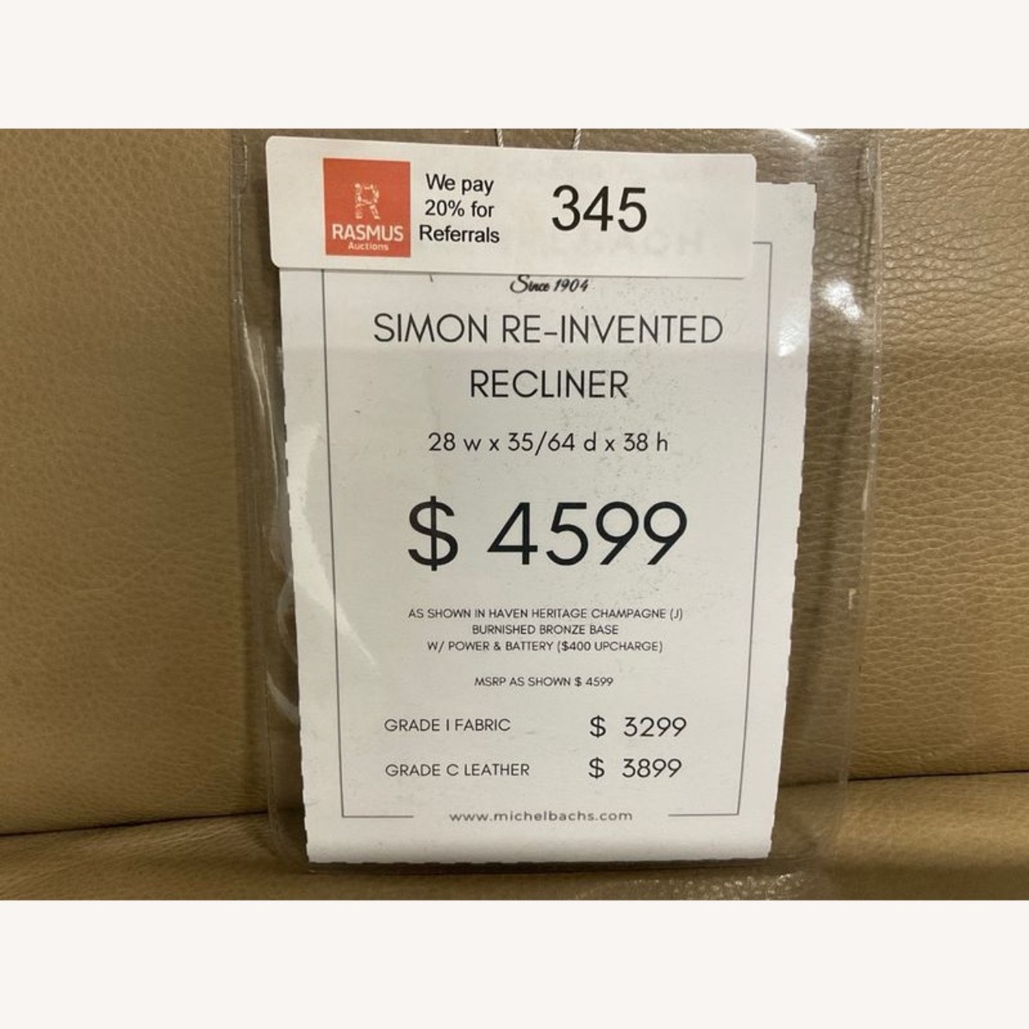 American Leather Simon Power Recliner  - image-5