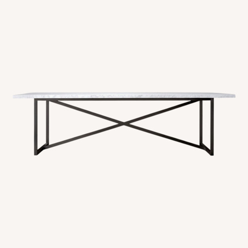 Used Restoration Hardware Dining Table With 4 Armchairs, 5-Piece Set for sale on AptDeco