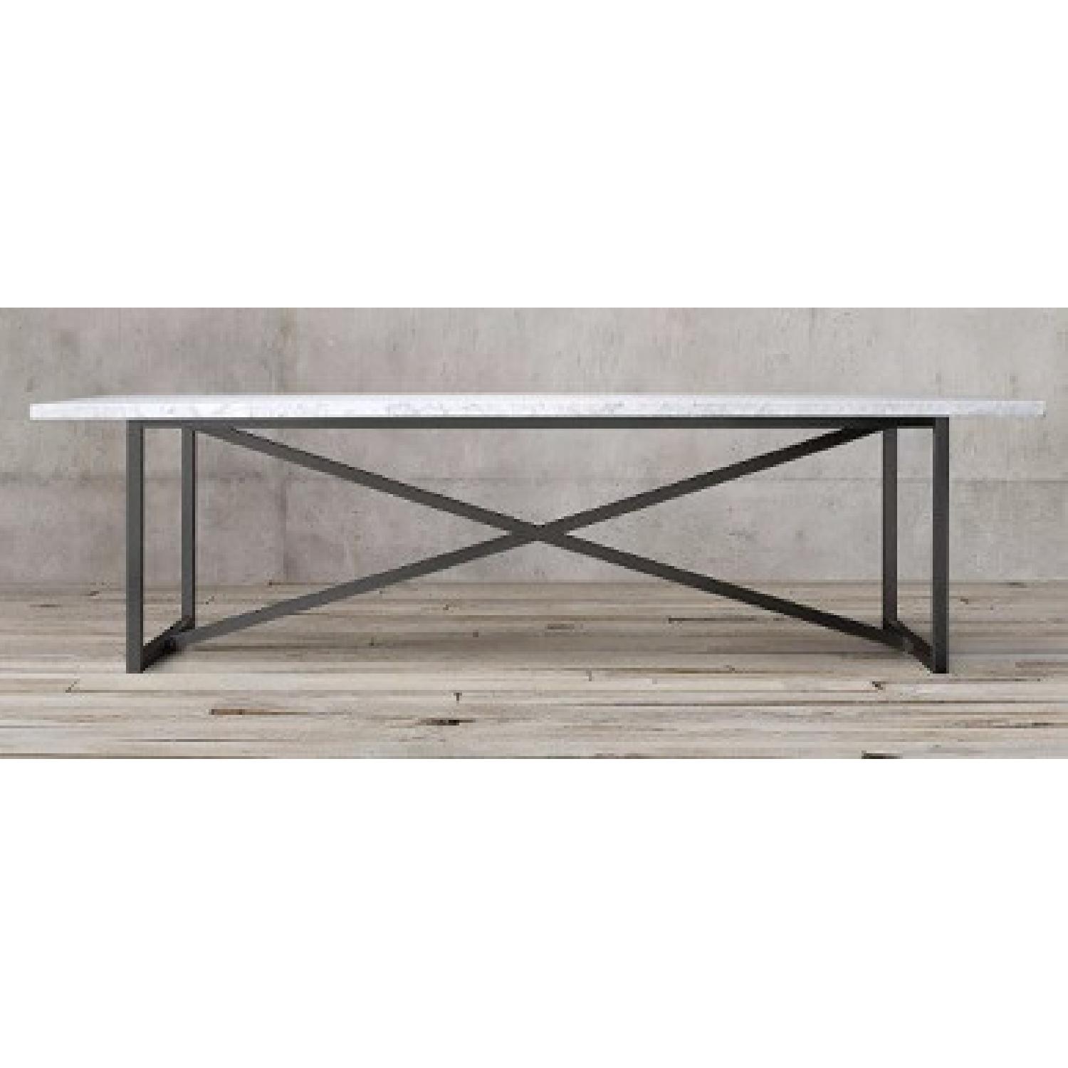 Restoration Hardware Dining Table With 4 Armchairs, 5-Piece Set - image-19