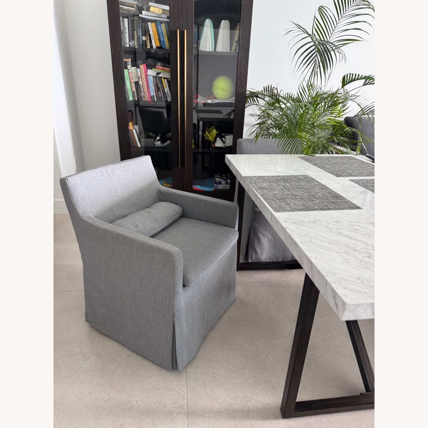 Restoration Hardware Dining Table With 4 Armchairs, 5-Piece Set - image-16