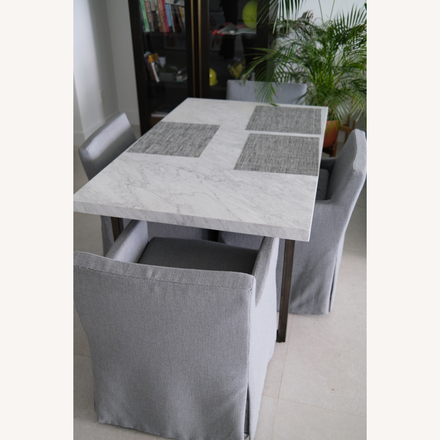Restoration Hardware Dining Table With 4 Armchairs, 5-Piece Set - image-2