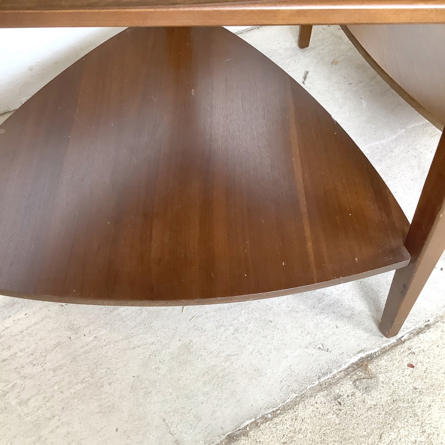  Pair of Two-Tier Triangular End Tables - image-15