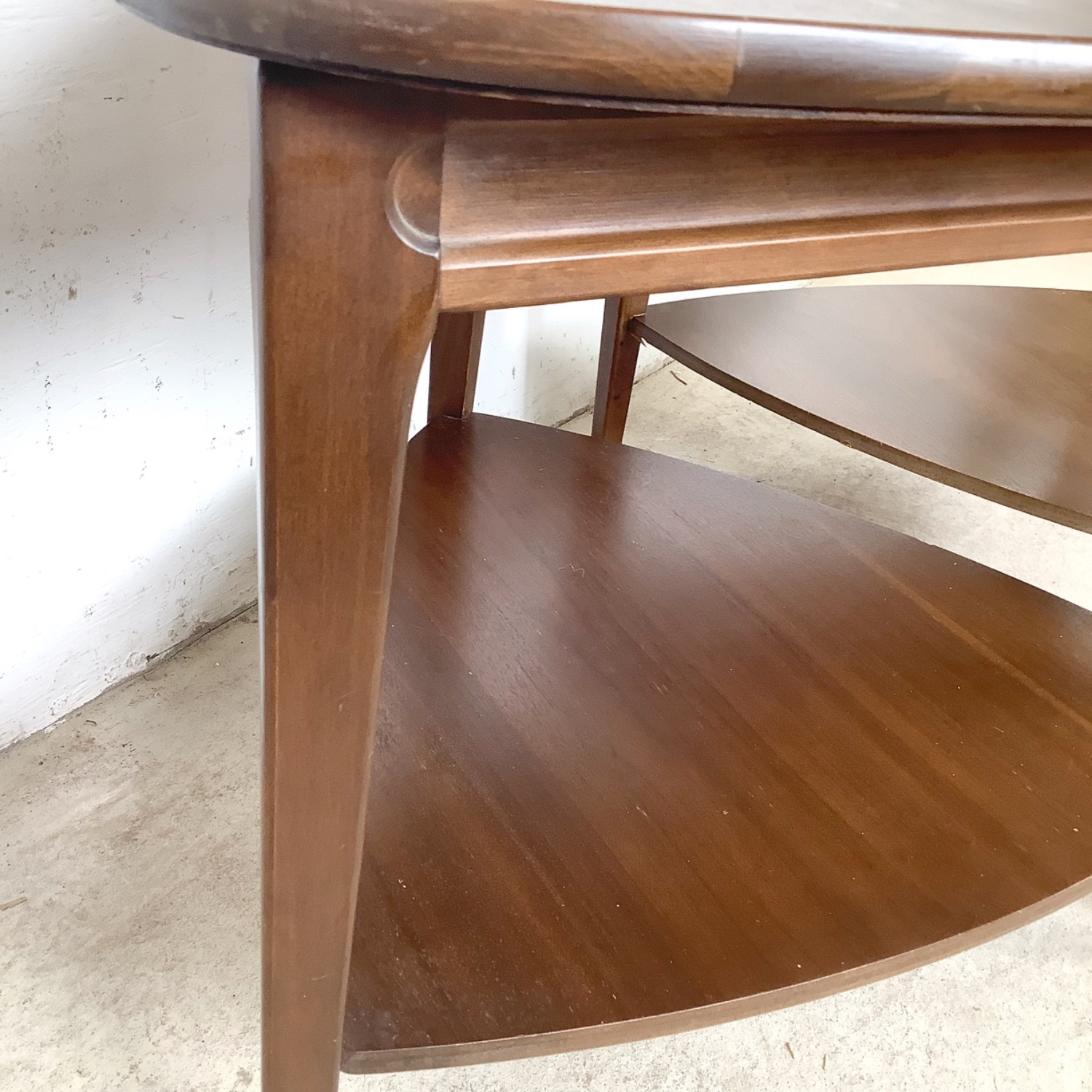 Pair of Two-Tier Triangular End Tables - image-16