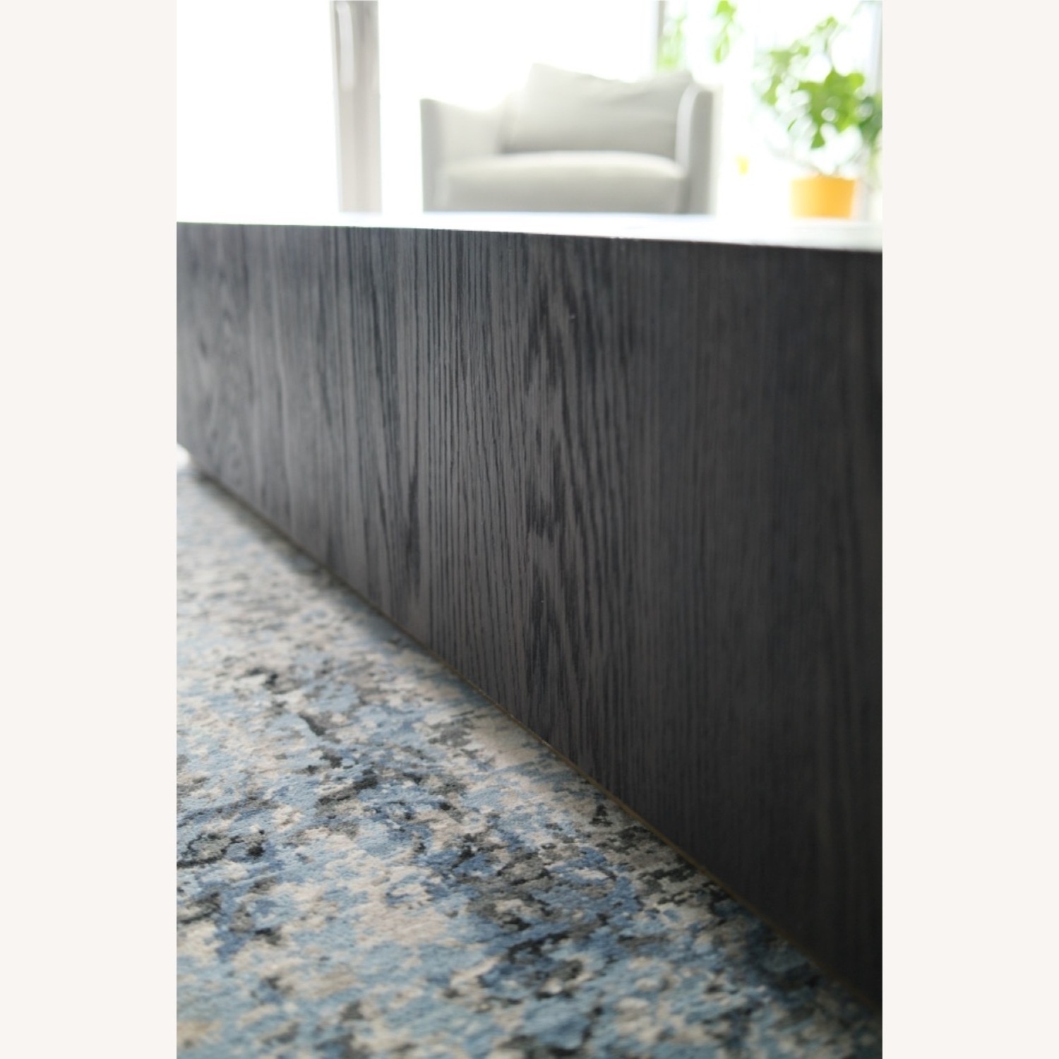 Restoration Hardware Dark Brown Wood Coffee Table - image-8