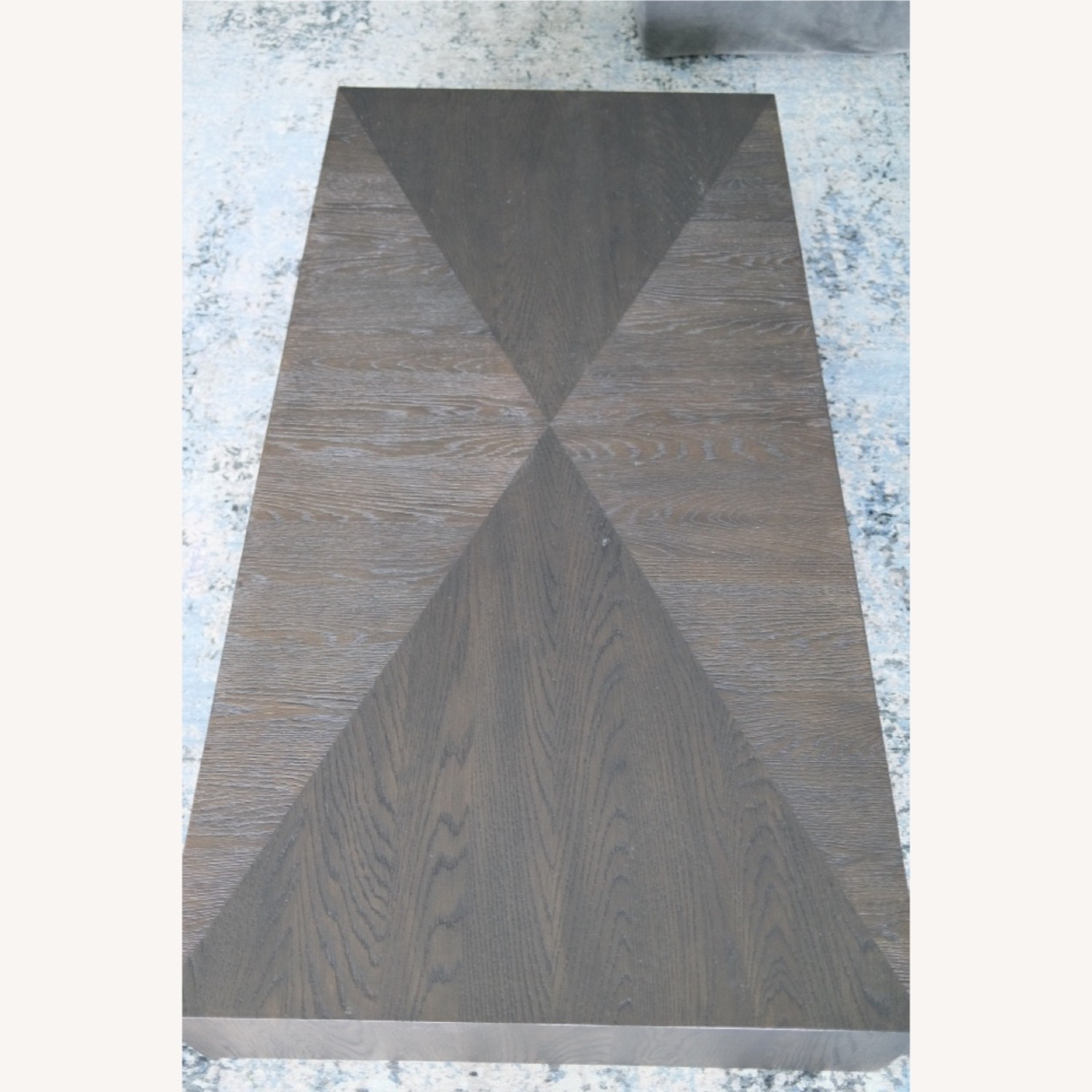 Restoration Hardware Dark Brown Wood Coffee Table - image-14