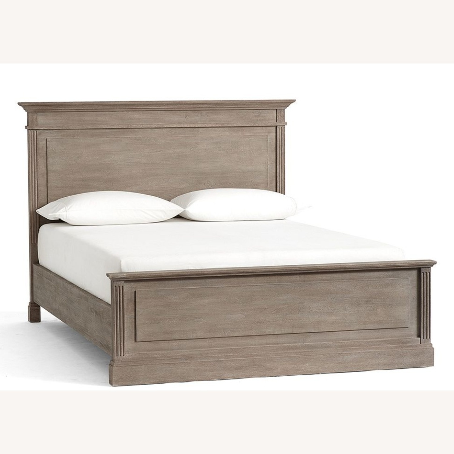 Pottery Barn Livingston King Bed, Gray - image-6