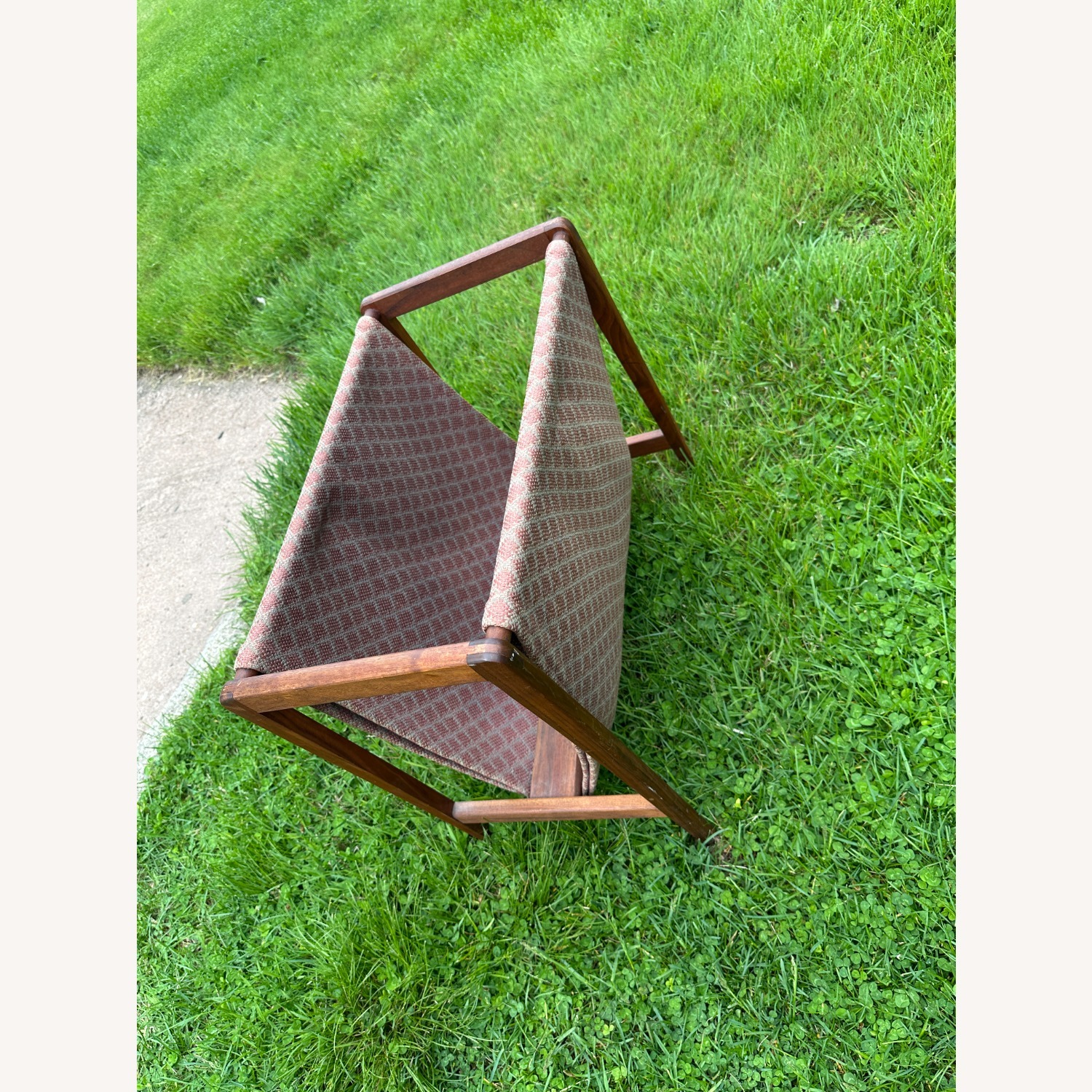 Mid Century Teak Magazine Newspaper Rack  - image-5