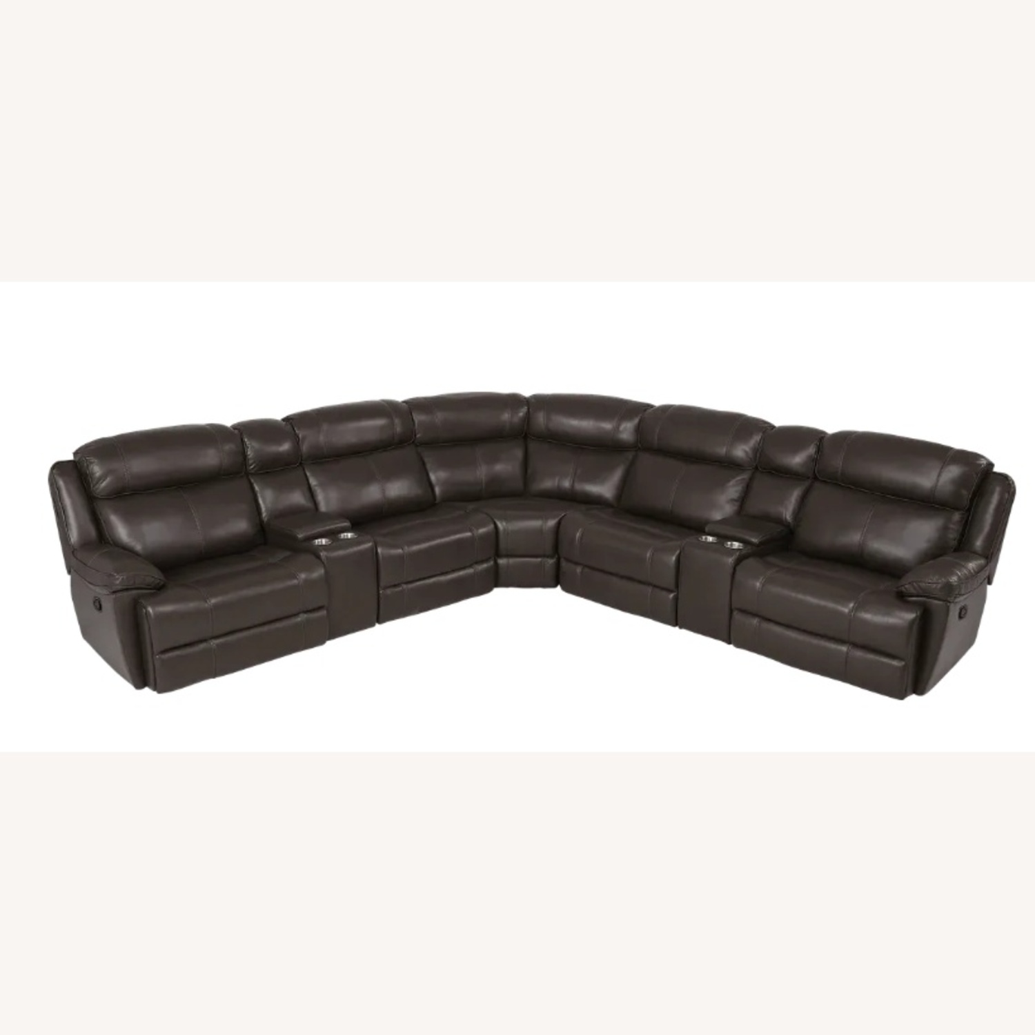 Rooms To Go Dark Brown 3+ Piece Sectional - image-5