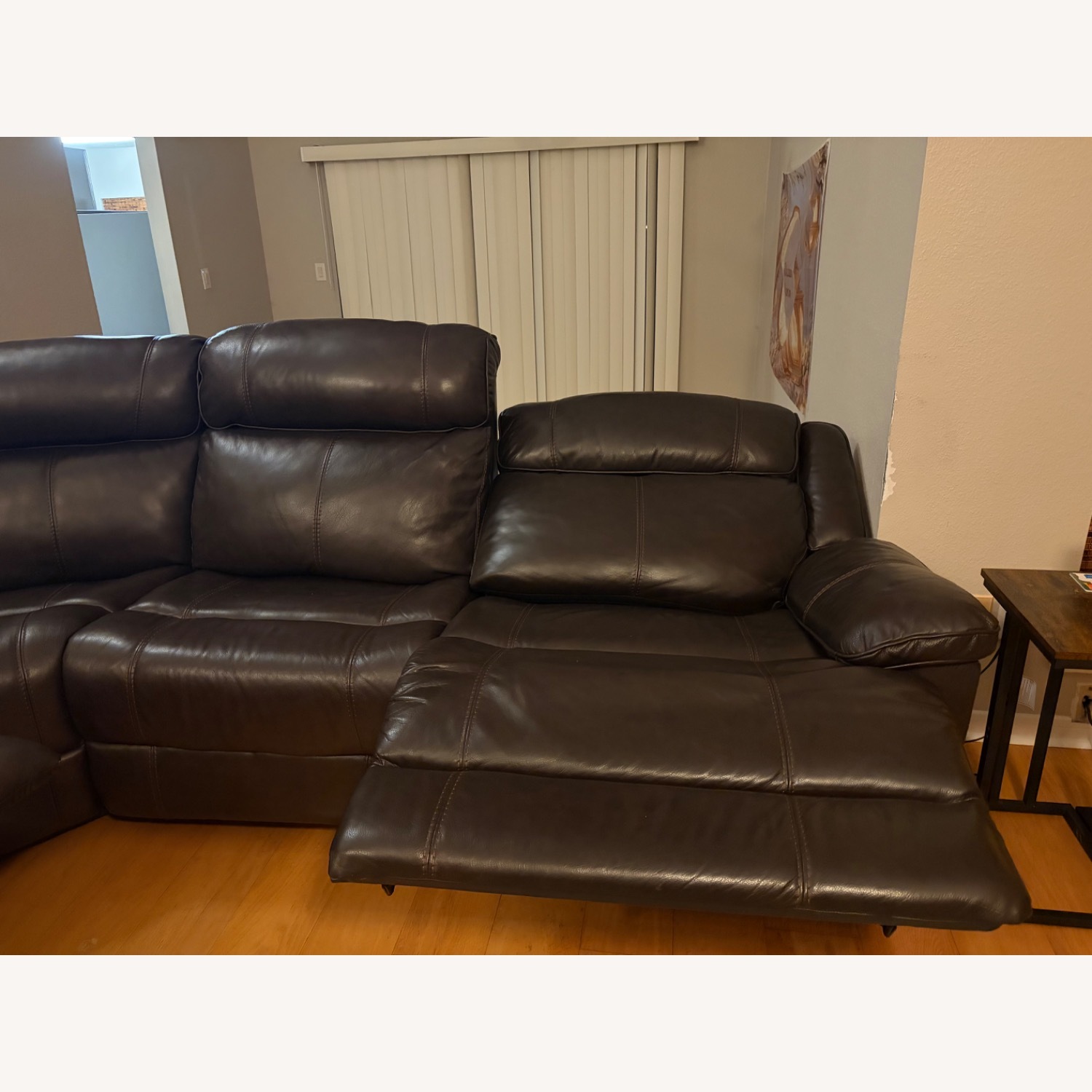 Rooms To Go Dark Brown 3+ Piece Sectional - image-4