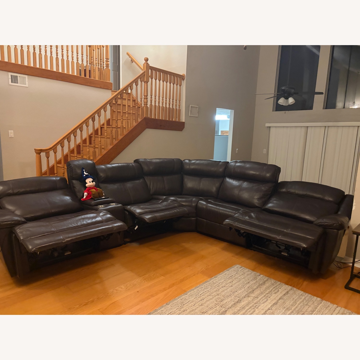 Rooms To Go Dark Brown 3+ Piece Sectional - image-2
