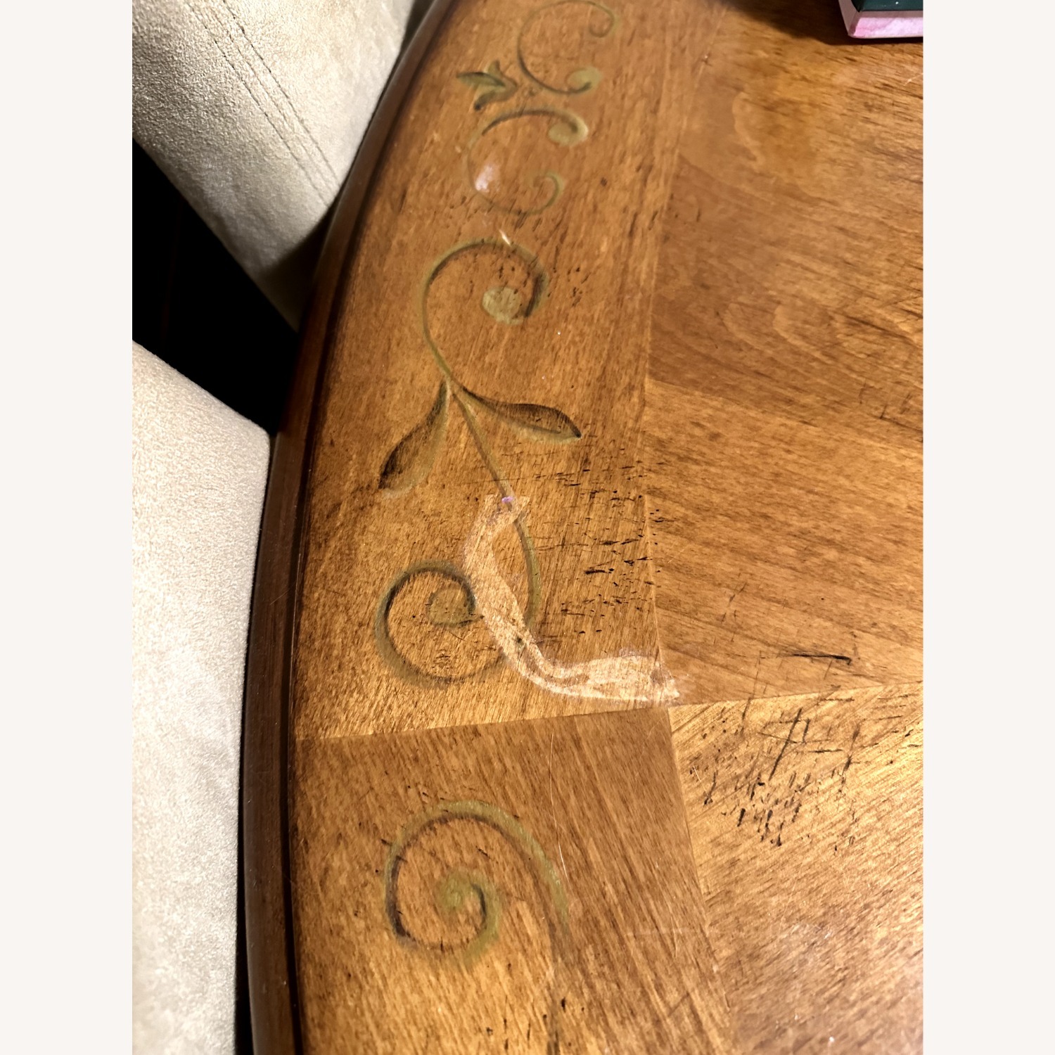 Vintage Wooden Dining Table - image-4