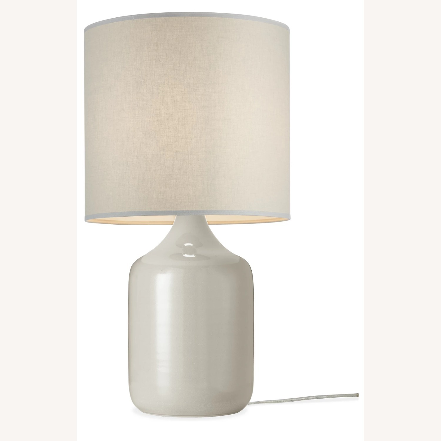 Room & Board Serena Light Gray Ceramic Table Lamp - image-4