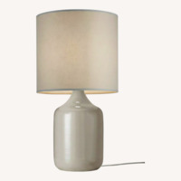 Room & Board Serena Light Gray Ceramic Table Lamp