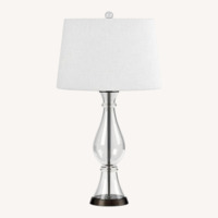 Pottery Barn Marston Crystal Table Lamp Base Set
