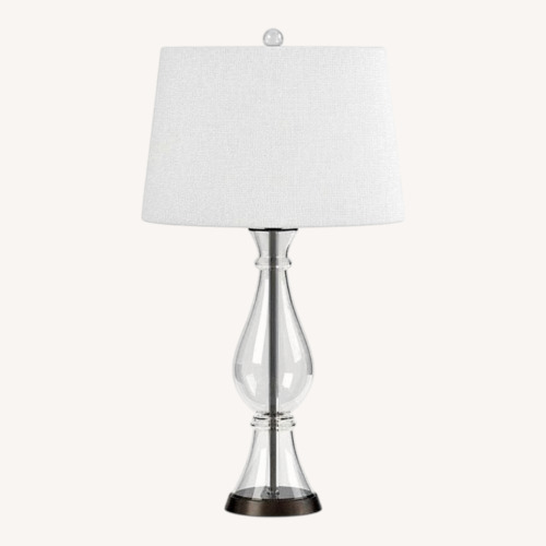 Used Pottery Barn Marston Crystal Table Lamp Base Set for sale on AptDeco
