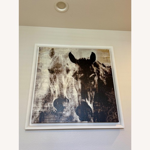 Used Wayfair Sofia Fox Captain And The Miss Print Wall Art for sale on AptDeco