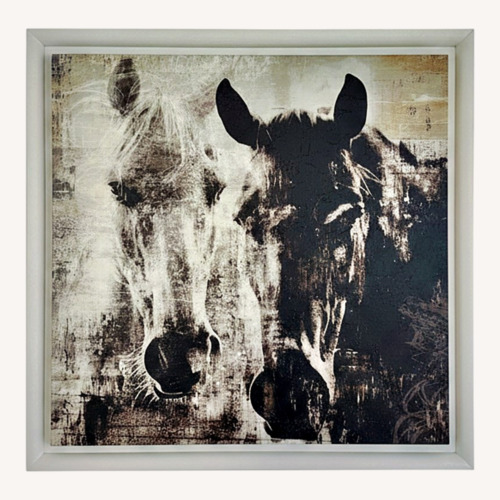 Used Wayfair Sofia Fox Captain And The Miss Print Wall Art for sale on AptDeco