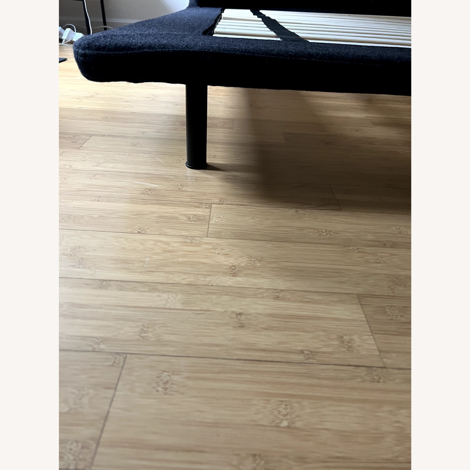 Blu Dot Nook Bed Dark Gray Fabric Full Bed - image-3
