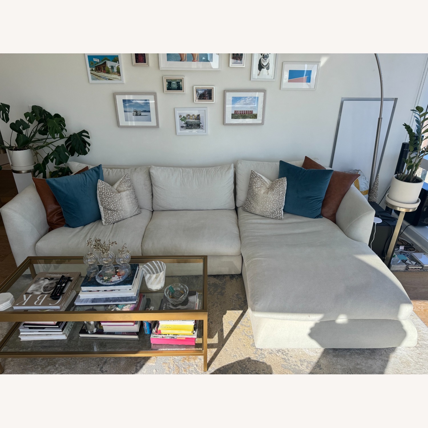 110 Inch Valyou Feathers Sectional - image-6